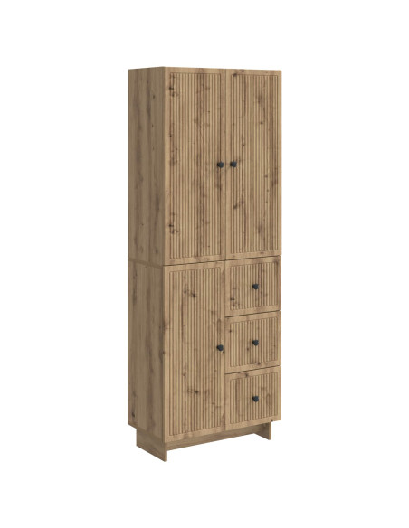 Set di armadi 2 pcs 66 x 34,5 x 90 cm Legno ingegnerizzato