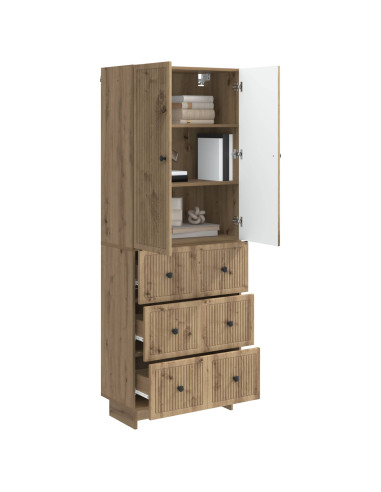 Set di armadi 2 pcs 66 x 34,5 x 90 cm Legno ingegnerizzato