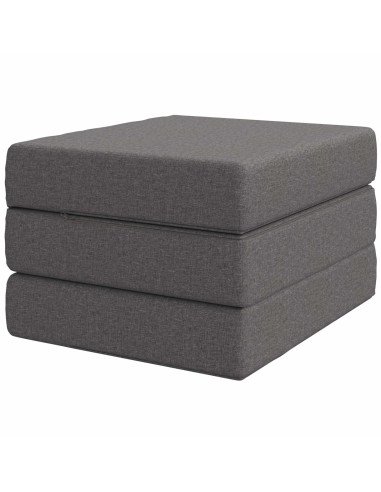 Divano Letto Pieghevole 90 x 63 x 45 cm Grigio Chiaro