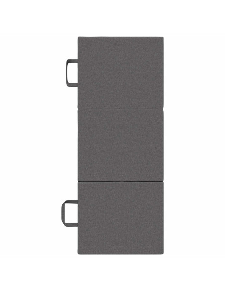 Divano Letto Pieghevole 90 x 63 x 45 cm Grigio Chiaro