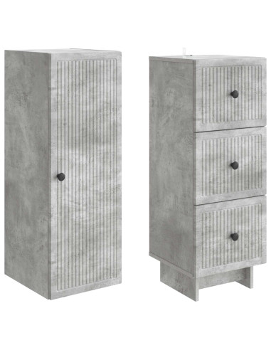 Set di armadi 2 pcs 33 x 34,5 x 90 cm Legno ingegnerizzato