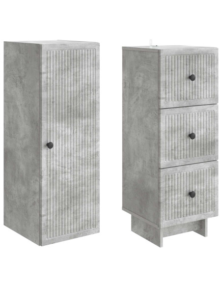 Set di armadi 2 pcs 33 x 34,5 x 90 cm Legno ingegnerizzato