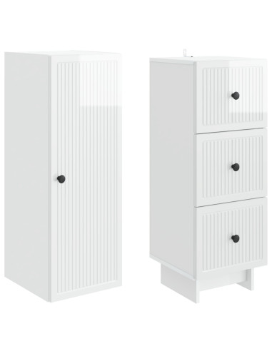 Set di armadi 2 pcs 33 x 34,5 x 90 cm Legno ingegnerizzato