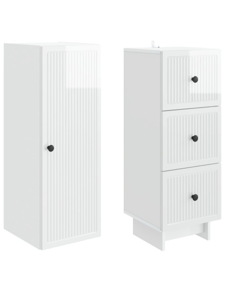 Set di armadi 2 pcs 33 x 34,5 x 90 cm Legno ingegnerizzato