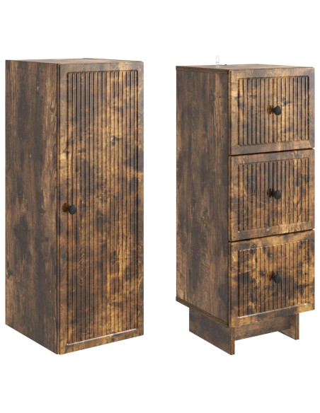 Set di armadi 2 pcs 33 x 34,5 x 90 cm Legno ingegnerizzato