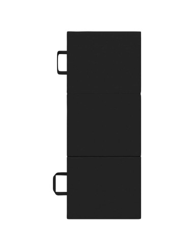 Divano Letto Pieghevole 90 x 63 x 45 cm Nero