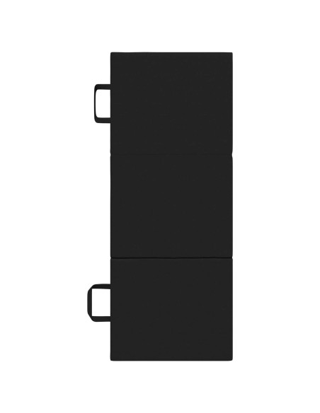 Divano Letto Pieghevole 90 x 63 x 45 cm Nero
