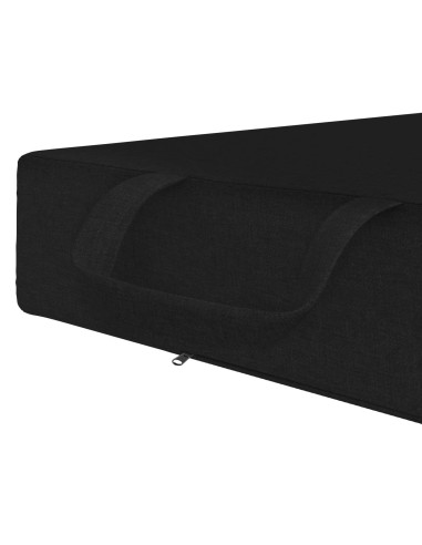 Divano Letto Pieghevole 90 x 63 x 45 cm Nero