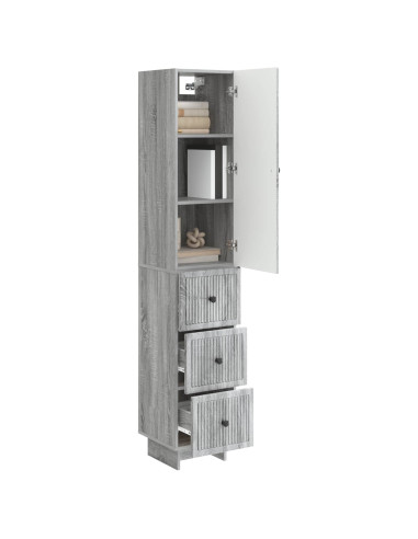 Set di armadi 2 pcs 33 x 34,5 x 90 cm Legno ingegnerizzato