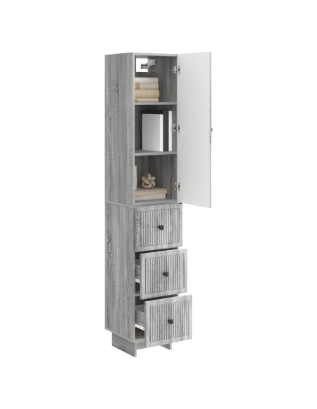 Set di armadi 2 pcs 33 x 34,5 x 90 cm Legno ingegnerizzato