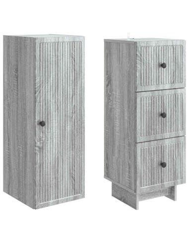 Set di armadi 2 pcs 33 x 34,5 x 90 cm Legno ingegnerizzato