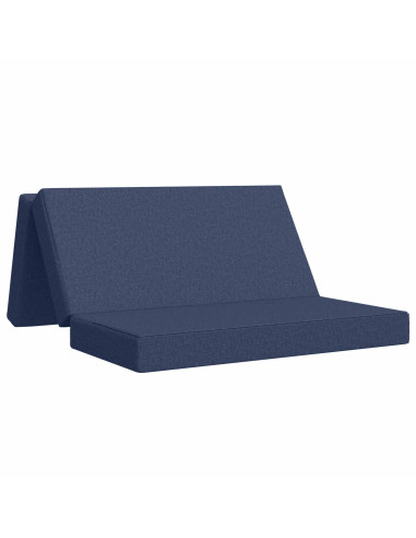 Divano Letto Pieghevole 160 x 67 x 45 cm Blu