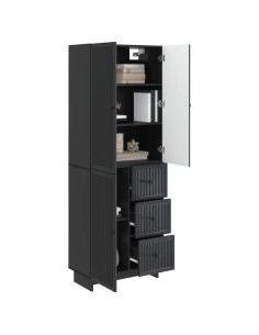 Set di armadi 2 pcs 66 x 34,5 x 90 cm Legno ingegnerizzato 2