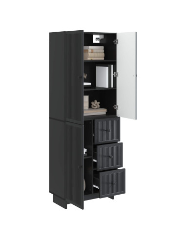 Set di armadi 2 pcs 66 x 34,5 x 90 cm Legno ingegnerizzato