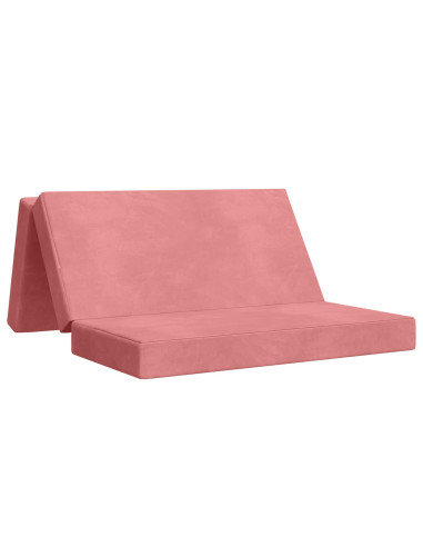Divano Letto Pieghevole 160 x 67 x 45 cm Rosa