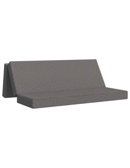 Divano Letto Pieghevole 180 x 67 x 45 cm Grigio Chiaro