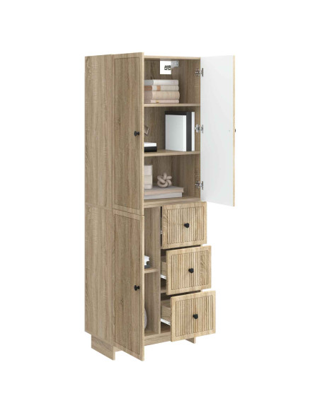 Set di armadi 2 pcs 66 x 34,5 x 90 cm Legno ingegnerizzato