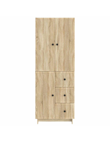 Set di armadi 2 pcs 66 x 34,5 x 90 cm Legno ingegnerizzato