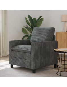 Divano Grigio Chiaro 76 x 81 x 87,5 cm Poliestere