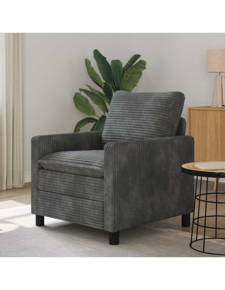 Divano Grigio Chiaro 76 x 81 x 87,5 cm Poliestere