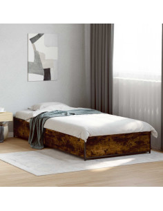 Struttura del letto Rovere Fumo 80 x 200 cm