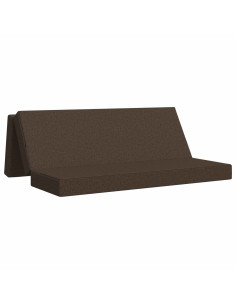 Divano Letto Pieghevole 180 x 67 x 45 cm Tortora