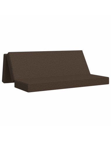 Divano Letto Pieghevole 180 x 67 x 45 cm Tortora