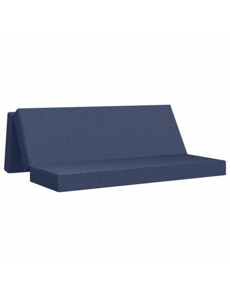 Divano Letto Pieghevole 180 x 67 x 45 cm Blu