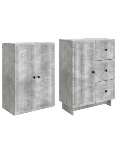 Set di armadi 2 pcs 66 x 34,5 x 90 cm Legno ingegnerizzato