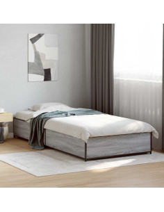 Struttura del letto Sonoma grigio 80 x 200 cm