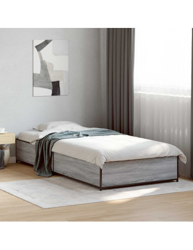 Struttura del letto Sonoma grigio 80 x 200 cm