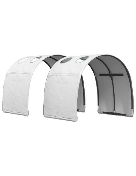 Letto con Tunnel 4 pcs Bianco Legno ingegnerizzato