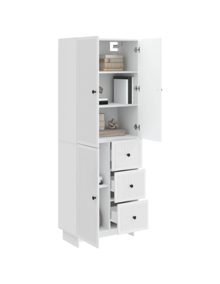 Set di armadi 2 pcs 66 x 34,5 x 90 cm Legno ingegnerizzato