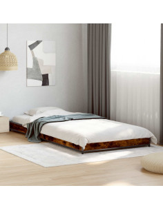 Struttura del letto Rovere Fumo 80 x 200 cm