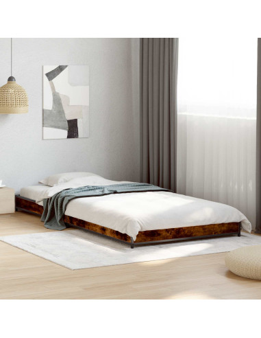 Struttura del letto Rovere Fumo 80 x 200 cm