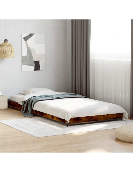 Struttura del letto Rovere Fumo 80 x 200 cm