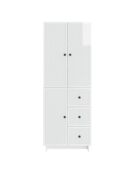 Set di armadi 2 pcs 66 x 34,5 x 90 cm Legno ingegnerizzato