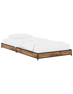 Struttura del letto Legno antico 80 x 200 cm