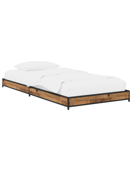 Struttura del letto Legno antico 80 x 200 cm
