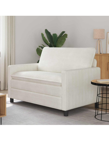Divano Crema 126 x 81 x 87,5 cm Poliestere