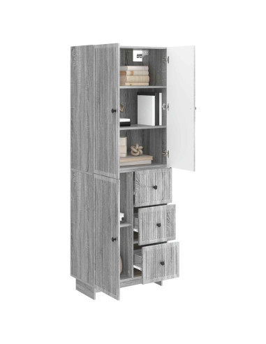 Set di armadi 2 pcs 66 x 34,5 x 90 cm Legno ingegnerizzato