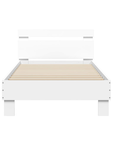 Struttura letto con testata Bianco 80 x 200 cm
