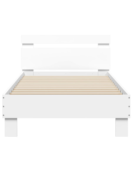 Struttura letto con testata Bianco 80 x 200 cm