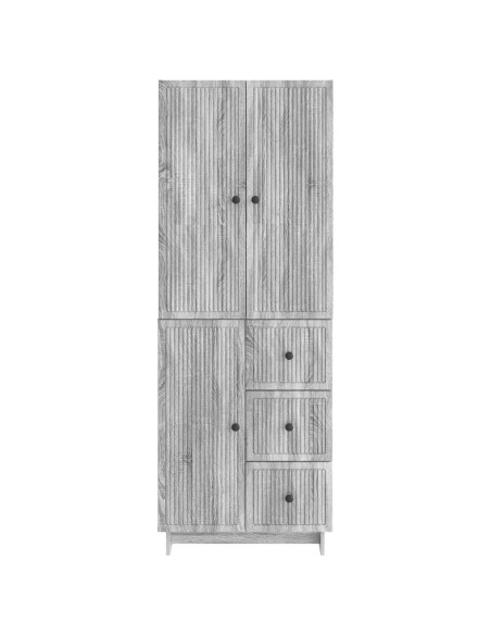 Set di armadi 2 pcs 66 x 34,5 x 90 cm Legno ingegnerizzato