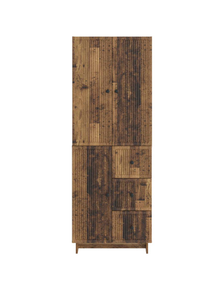 Set di armadi 2 pcs 66 x 34,5 x 90 cm Legno ingegnerizzato