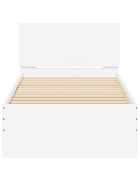 Struttura letto con testata Bianco 80 x 200 cm