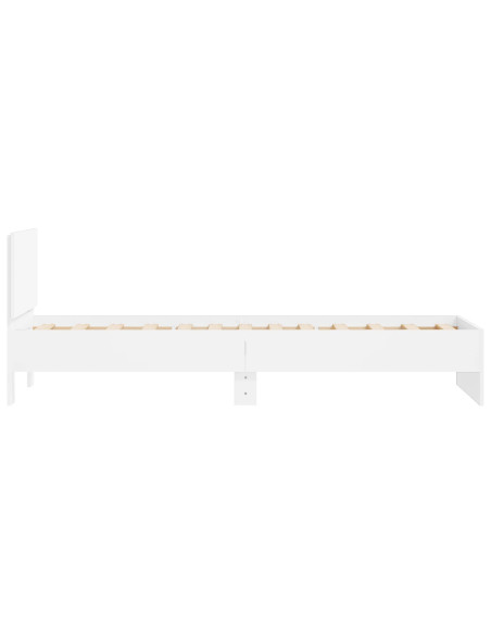 Struttura letto con testata Bianco 80 x 200 cm