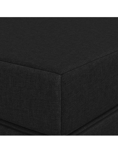 Divano Letto Pieghevole 160 x 67 x 45 cm Nero