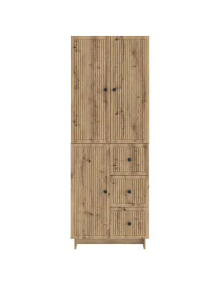 Set di armadi 2 pcs 66 x 34,5 x 90 cm Legno ingegnerizzato