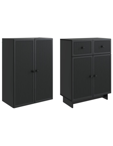 Set di armadi 2 pcs 66 x 34,5 x 90 cm Legno ingegnerizzato